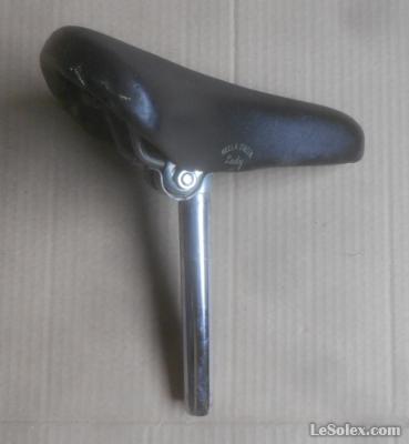 SELLE,TS100 Black--selle de vélo en plastique et Pvc pour hommes
