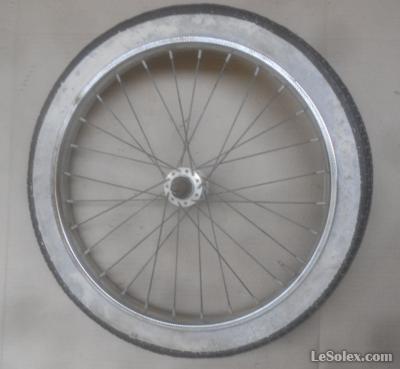 ancien axe de roue velo cyclomoteur solex 9,5x154 mm vintage Peugeot