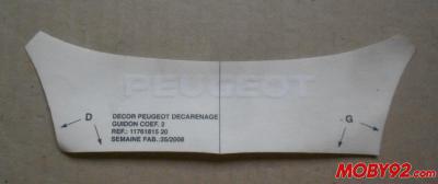 autocollant peugeot