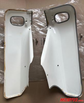 Tablier pare jambes mobylette motobecane blanc M16