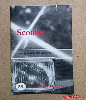 livret notice d'utilisation scooter peugeot SC SX