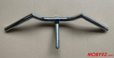 Guidon aluminium français vintage sans marque 25,0 360 mm années 70