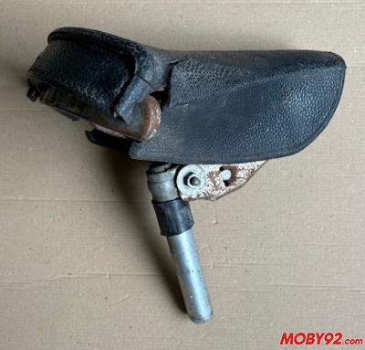 Selle De Vélo Vintage A Wolber - Cuir Marron, Occasion, Pièce Rétro