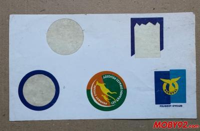 Autocollant peugeot cycles