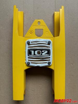 Cache fourche peugeot 102 jaune