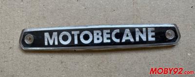 Logo mobylette motobecane noir et alu occasion