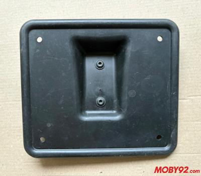 Support plaque d'immatriculation mobylette plastique