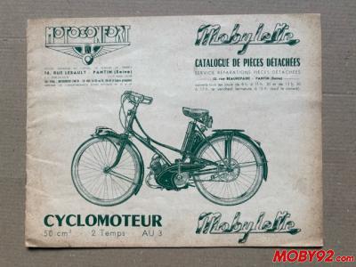 Catalogue pieces d&eacute;tach&eacute;es motobecane au3