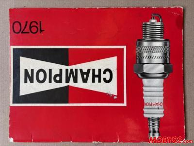 catalogue bougies champion 1970