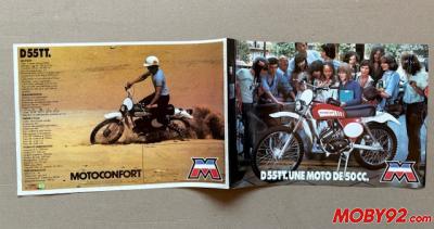 Publicit&eacute; ancienne motobecane D55TT