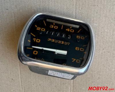 Compteur veglia peugeot 103 fond noir
