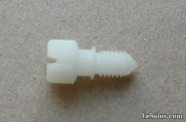 Vis de ralenti plastique