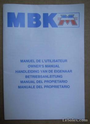 notice livret manuel du proprietaire Motob&eacute;cane