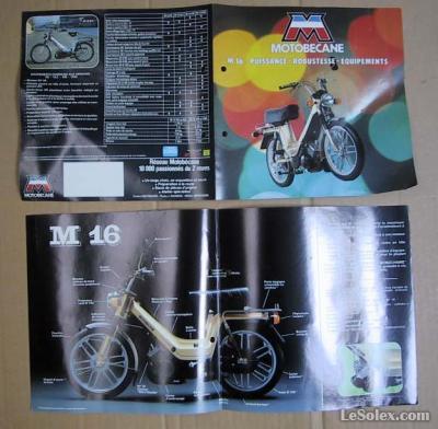 Pub motobecane M16