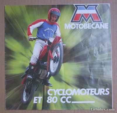Pub motobecane cyclomoteur et 80 cc