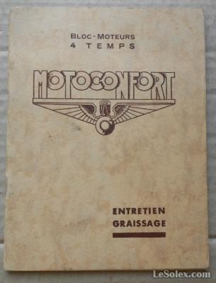 Notice entretien motobecane moto ancienne 4 temps 125 