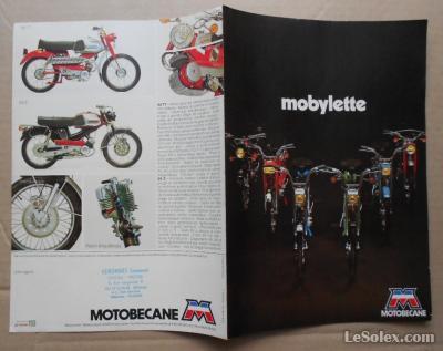 Pub mobylette gamme des ann&eacute;es 70