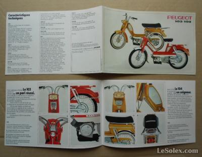 PUB PEUGEOT 103 104 