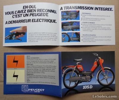 PUB PEUGEOT 105