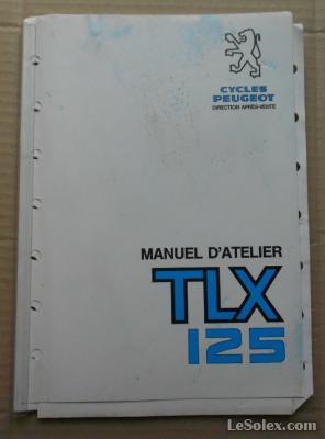 Manuel d'atelier peugeot TLX 125
