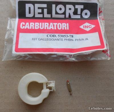 Flotteur et pointeau dellorto PHBN PHVA