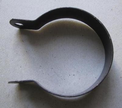 collier pot echappement noir 70 mm