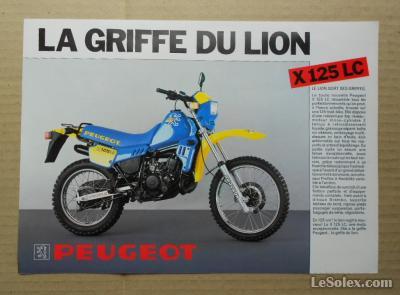 Pub peugeot 125 XLC