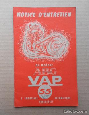 notice d'entretien vap abg 55