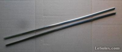 baguette chrom&eacute;e 57 cm