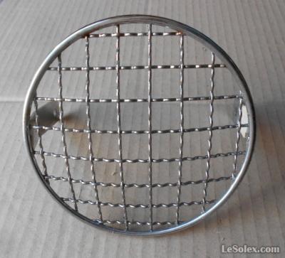 Grille de phare ronde 124 mm