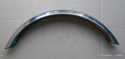 Garde boue avant cady inox 2 trous