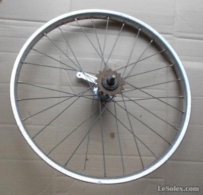 Moyeu Roue Disque Avant Vélo 36 Trous Alu Noir