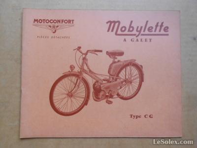 Catalogue pieces d&eacute;tach&eacute;es motobecane cg