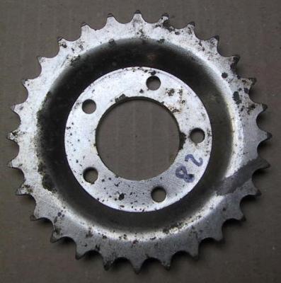 couronne 28 dents 38 mm honda amigo