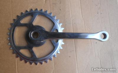 ANCIEN PEDALIER VELO de course motobécane 46 dents P 14/125 occasion EUR 30,00 - FR