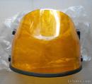 Ecran casque ancien orange